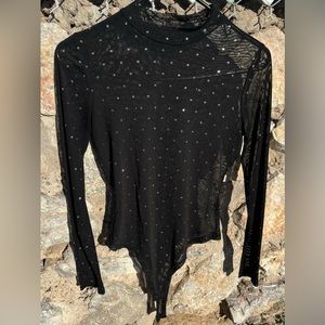 Black Mesh Bodysuit | Small fit